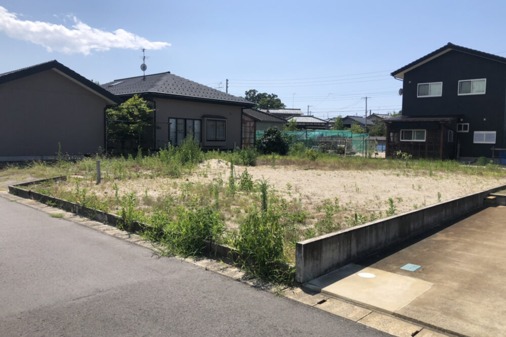 【売地】新発田市藤塚浜　　地積：355.85㎡（107.64坪）自然豊かな閑静な住宅地