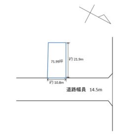 【売地】関屋昭和町1丁目　　（71.99坪）